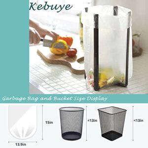 Small Trash Bags 1.2 Gallon, Biodegradable Gallon Waste Bag, Mini Compostable Strong Bathroom Wastebasket Can Liners Garbage Bags for Home Office Kitchen Fit 5 Liter 5L, 1 Gal, White