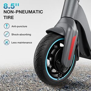 SmooSat SA3 Electric Scooter for Adults, 20 Miles Range, 350W Powerful Motor, Long Battery Life, 15.6 MPH Max Speed, LED-Display, Idea Commuting Gift, Gray