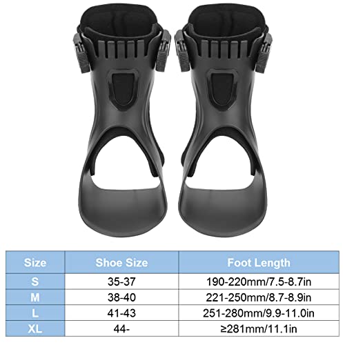 Drop Foot Brace Orthosis, Plantar Fasciitis Night Splint Drop Foot Orthotic Brace, Foot Drop Brace for Walking, Men and Women Adjustable Achilles Tendonitis Brace for Fascia(M-Right Foot)