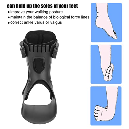 Drop Foot Brace Orthosis, Plantar Fasciitis Night Splint Drop Foot Orthotic Brace, Foot Drop Brace for Walking, Men and Women Adjustable Achilles Tendonitis Brace for Fascia(M-Right Foot)