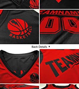 Custom Reversible Basketball Jersey Mesh Performance Uniform Personalized Printed Name Number for Men/Boy