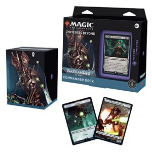 magic: the gathering universes beyond: warhammer 40,000 commander deck – necron dynasties