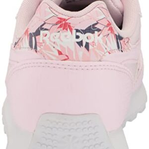 Reebok Women's Rewind Run Sneaker, Pixel Pink/White/Pink Glow, 8.5