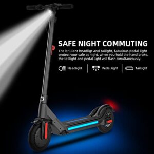 Wheelspeed Electric Scooter, 20-25 Miles & 15 MPH(Pro Ver. 35-40 Miles & 19 MPH) Commuting Electric Scooter, 350W Motor(Pro Ver. 400W) 10" Pneumatic Tires Foldable E-scooter Adult with Rear Suspension