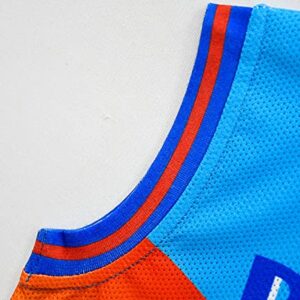 Basketball Jersey for Kids No.6 Space Movie Basketball Superstar No.6 Tshirt Fashion Sport Tank Tops Quick Dry Basketball Cartoon Movie Jersey Novelty Sportwear Tops Tee for Boys Halloween Costume #6