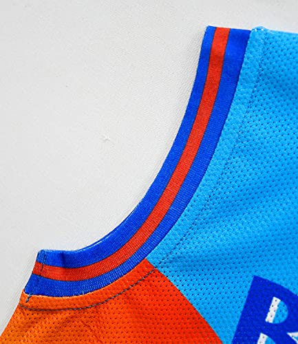 Basketball Jersey for Kids No.6 Space Movie Basketball Superstar No.6 Tshirt Fashion Sport Tank Tops Quick Dry Basketball Cartoon Movie Jersey Novelty Sportwear Tops Tee for Boys Halloween Costume #6