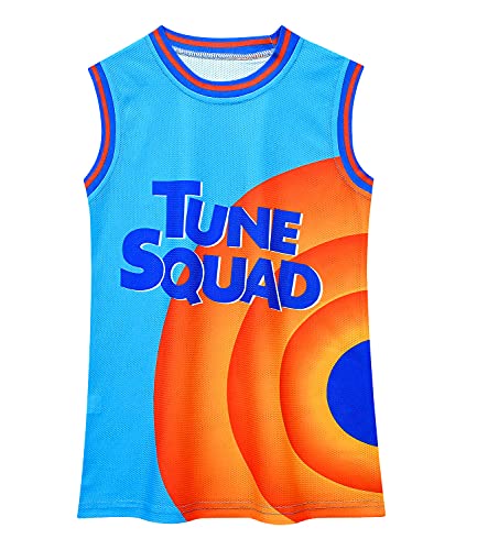 Basketball Jersey for Kids No.6 Space Movie Basketball Superstar No.6 Tshirt Fashion Sport Tank Tops Quick Dry Basketball Cartoon Movie Jersey Novelty Sportwear Tops Tee for Boys Halloween Costume #6