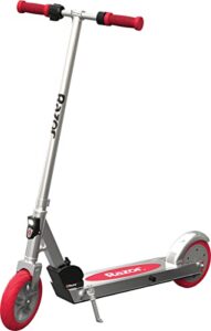 razor icon electric scooter –up to 18 mph, up to 18 miles range, foldable and portable, adult electric scooter for commuting and recreation