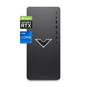 Victus 15L Gaming Desktop Computer,12th Generation Intel Core Processor, NVIDIA GeForce RTX 3060 Ti, 16 GB SDRAM,1 TB SSD, OMEN Gaming Hub, Windows 11 Home OS, Wi-Fi 6 (TG02-0050, 2022)