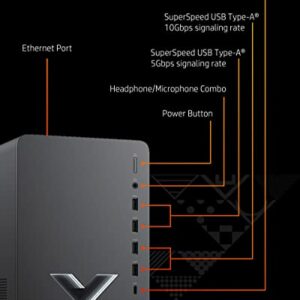 Victus 15L Gaming Desktop Computer,12th Generation Intel Core Processor, NVIDIA GeForce RTX 3060 Ti, 16 GB SDRAM,1 TB SSD, OMEN Gaming Hub, Windows 11 Home OS, Wi-Fi 6 (TG02-0050, 2022)