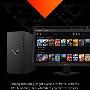 Victus 15L Gaming Desktop Computer,12th Generation Intel Core Processor, NVIDIA GeForce RTX 3060 Ti, 16 GB SDRAM,1 TB SSD, OMEN Gaming Hub, Windows 11 Home OS, Wi-Fi 6 (TG02-0050, 2022)