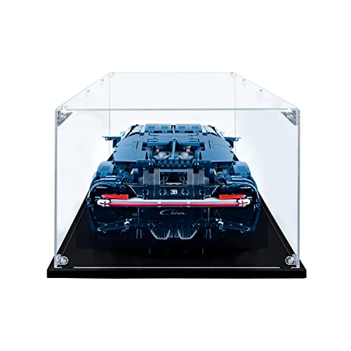 SONGLECTION Acrylic Display Case Compatible for Lego Bugatti Chiron #42083, Dustproof Display Case (Case Only) (Lego Sets are NOT Included)