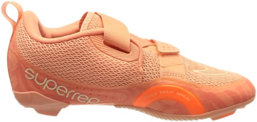 Nike Women's SuperRep Cycle 2 Next Nature Cycling Shoe (Crimson Bliss/Total Orange/Pearl White, us_Footwear_Size_System, Adult, Women, Numeric, Medium, Numeric_7)