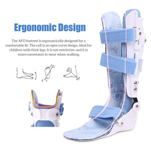 Tairibousy Kids AFO Drop Foot Brace Children Ankle Foot Orthosis for Toddler Pediatric Afo Night Splint Othopedic Baby Drop Foot Support Walking with Shoes or Sleeping （Left）