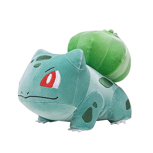 Pokemon Bulbasaur Select Velvet Plush - 8-Inch Bulbasaur Plush with Unique Velvet Fabric and Authentic Details