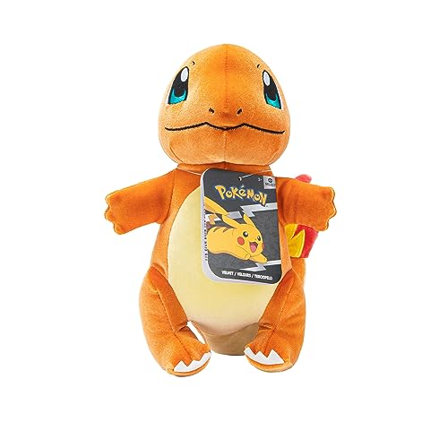 Pokemon Charmander Select Velvet Plush - 8-Inch Charmander Plush with Unique Velvet Fabric and Authentic Details