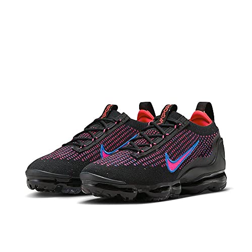 Nike Women's Air Vapormax 2021 FK Black/Hyper Pink-Racer Blue (DX2355 001) - 9.5