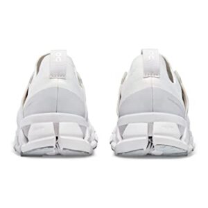 On Women's Cloudswift 3 Sneakers, White/Frost, 8.5 Medium US