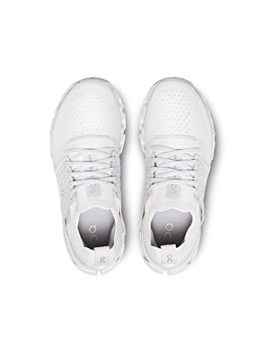 On Women's Cloudswift 3 Sneakers, White/Frost, 8.5 Medium US