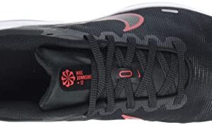 Nike womens Downshifter 12 Fitness Sneaker, Black/White/Dark Smoke Grey/University Red, 13