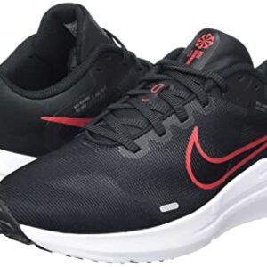 Nike womens Downshifter 12 Fitness Sneaker, Black/White/Dark Smoke Grey/University Red, 13