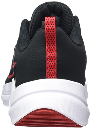 Nike womens Downshifter 12 Fitness Sneaker, Black/White/Dark Smoke Grey/University Red, 13