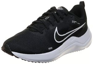 nike women's road running shoes sneaker, black white smoke grey pure platinum, 10.5 us