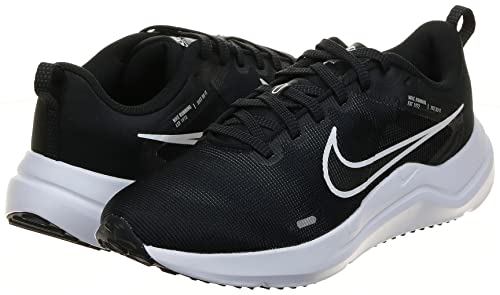 Nike Women's Road Running Shoes Sneaker, Black White Smoke Grey Pure Platinum, 10.5 US