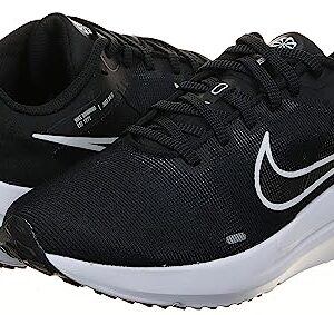 Nike Women's Road Running Shoes Sneaker, Black White Smoke Grey Pure Platinum, 10.5 US