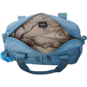 Kipling Klara Satchel Cross Body, Blue Mist Tonal, One Size