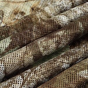 WINWAY 300D Camo Burlap Camouflage Netting Quiet Mesh Net for Hunting Sunshade Camping Concealment Shooting Blinds…