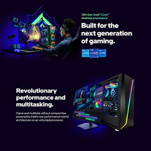 YEYIAN Katana X24 Gaming Desktop PC, Intel 12th Gen Alder Lake i5-12400F 6-Core 2.5GHz, GeForce RTX 3060 12GB GDDR6, 1TB NVMe SSD, 16GB DDR4 3200MHz, 4 ARGB, Win 11 Home 64-bit, WiFi 6, BT 5.2, 650W