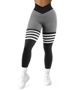 a agroste cross butt lifting workout leggings for women booty high waisted yoga pants scrunch butt gym seamless tight