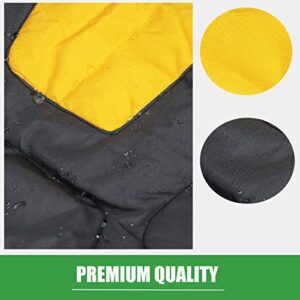 Riding Mower Seat Cover Compatible with Husqvarna,Cub Cadet,John Deere,Craftsman,Kubota, Lawn Tractor Seat Cover,Medium