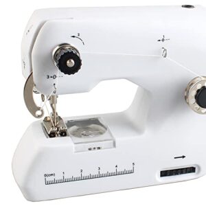 MICHLEY SewSimple Portable Handheld Sewing Machine with Two-Thread lockstitch, 9.4-inches by 2.3-inches by 3.9-inches, White