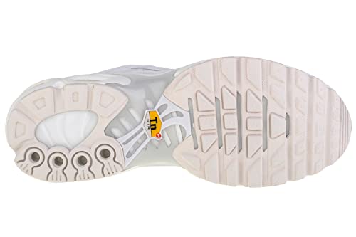 Nike Air Max Plus Womens Running Shoes, White/White-Pure Platinum, 9 M US