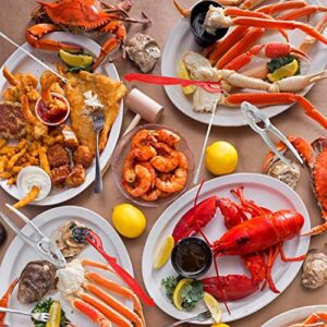 12 Piece Seafood Tools Set Nut Cracker Crab Lobster Set, includes 4 Stainless Steel Crab Cracker, 4 Crab Leg Forks Pick, 4 Opener Shellfish Lobster Leg Sheller, Perfect for kitchen, Party, Picnics