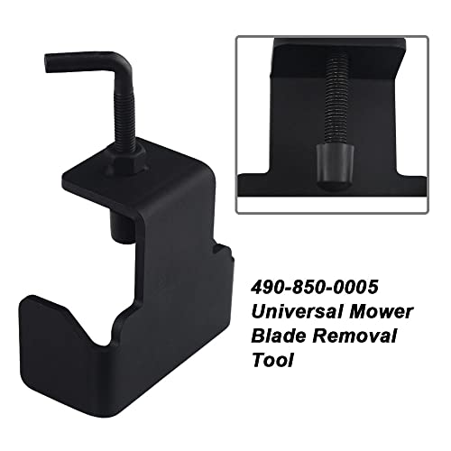 AMTHKNO Lawn Mower Blade Removal Tool, Blade Removal Tool, 490-850-0005 Mower Blade Removal Tool - for Riding and Walk-Behind Lawn Mowers Single and Twin Blade Models Universally Compatible.