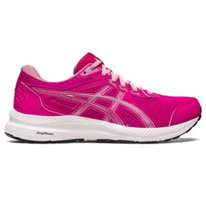 ASICS Women's Gel-Contend 8 Running Shoes, 8, Pink Rave/Pure Silver