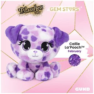 GUND P.Lushes Pets Gem Stars Collection, Callie La’Pooch Puppy Stuffed Animal, Purple/Pink, 6”