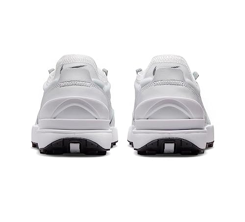 Nike Womens Waffle One Leather Textile White White Black Trainers 9.5 US