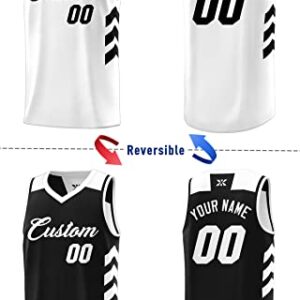 Custom Men Youth Reversible Basketball Jersey Athletic Performance Shirts Personalized Team Name Number