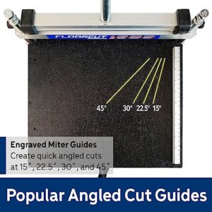 FLOORCUT 13" Vinyl Floor Cutter Light-Duty, Cuts up to 5mm Vinyl Plank such as LVT, SPC, & WPC (NOT FOR LAMINATE OR HARDWOOD FLOORS)