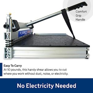 FLOORCUT 13" Vinyl Floor Cutter Light-Duty, Cuts up to 5mm Vinyl Plank such as LVT, SPC, & WPC (NOT FOR LAMINATE OR HARDWOOD FLOORS)