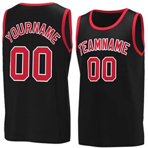 custom basketball jersey personanlized stitched/printed sports jerseys for men/youth/preshool black