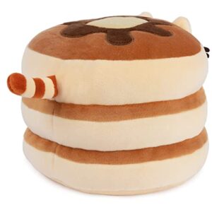 GUND Pusheen The Cat Pancake Squisheen Plush, Squishy Toy Stuffed Animal for Ages 8 and Up, Brown, 6”
