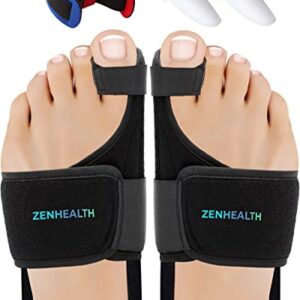 ZenHealth Bunion Corrector for Women & Men (4 Pack) - Bunion Correction Big Toe Brace Bunion Corrector Men, Bunion Splint Women Toe Corrector, Bunyon Fix Hallux Valgus Corrector Toe Straightener Bunyan Correct