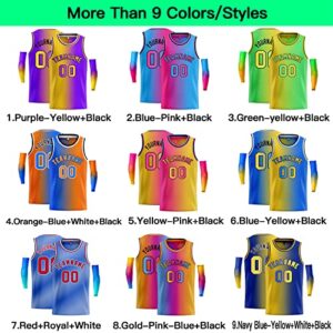 Custom Men Youth Basketball Jersey Stitched or Printed Personalize Your Own Team Name Number Logo