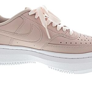 Nike Court Vision Alta Leather Women's Trainers Shoes, Pink Oxford/Pink Oxford-White, 7 M US