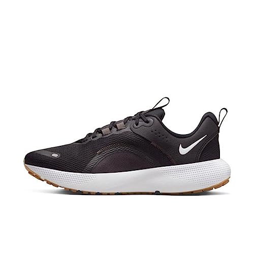 Nike Women's React Escape RN 2 Running Trainers, Black/White-Dk Smokey Grey-Sail, 12 M US